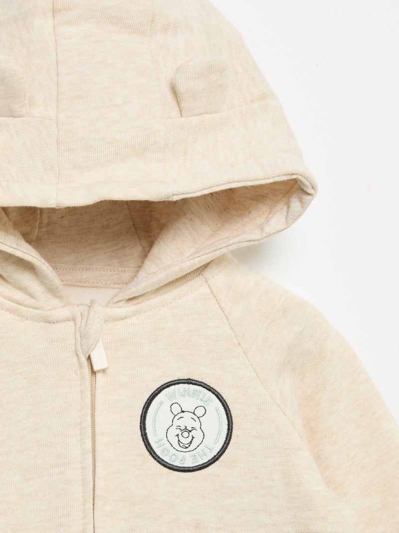 Completo 3 pezzi 'Disney' - Felpa + pantaloni + T-shirt a maniche lunghe Beige - Kiabi