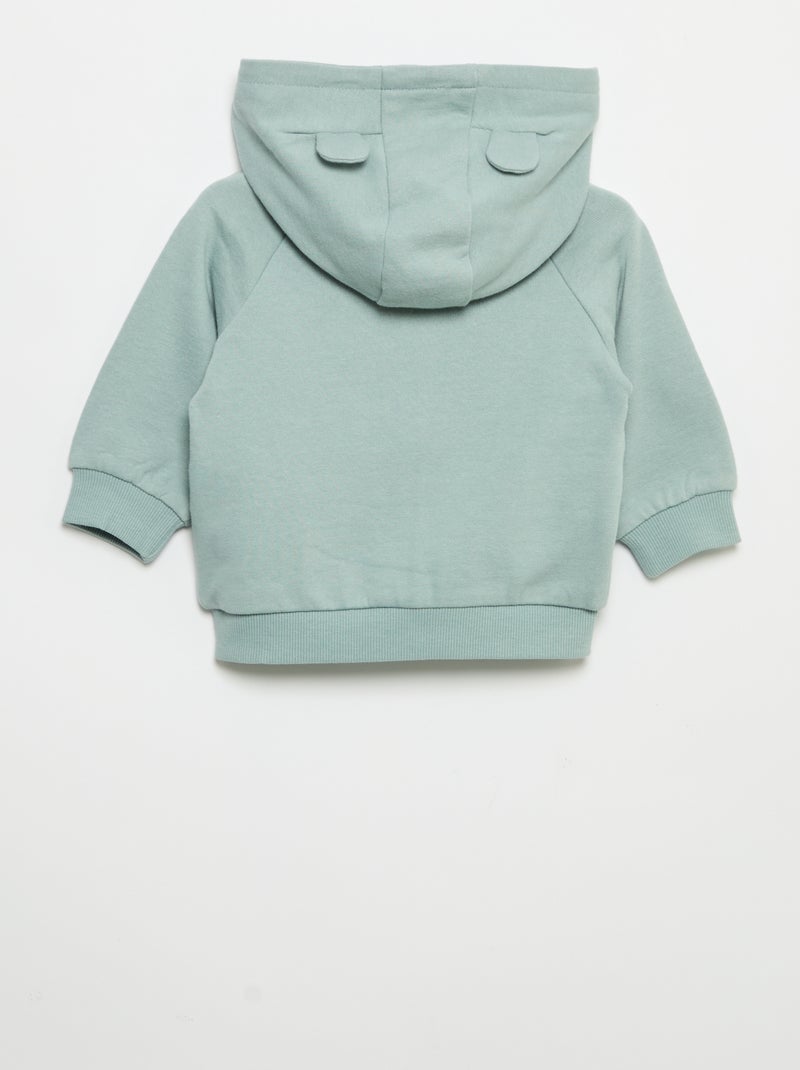 Completo 3 pezzi 'Disney' - Felpa + pantaloni + T-shirt a maniche lunghe Verde - Kiabi