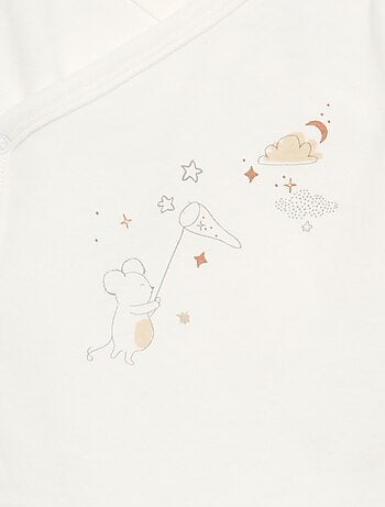 Completo 3 pezzi 'Petit Béguin' - Body + pigiama + doudou