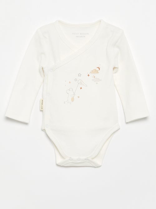 Completo 3 pezzi 'Petit Béguin' - Body + pigiama + doudou - Kiabi