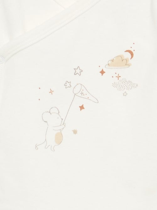 Completo 3 pezzi 'Petit Béguin' - Body + pigiama + doudou - Kiabi