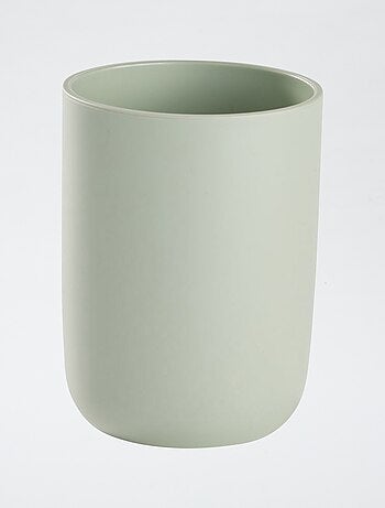 Completo 4 pezzi: portasapone + dispenser di sapone + bicchiere per spazzolini da denti + scopino da bagno