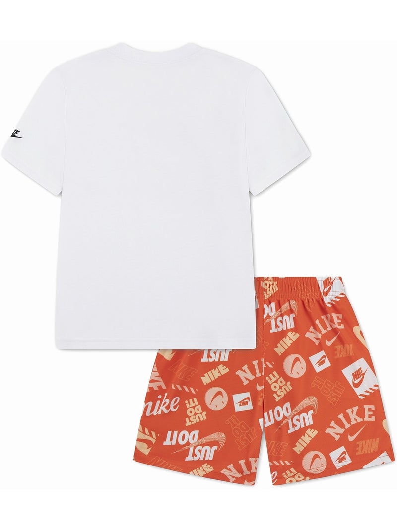 Completo a 2 pezzi - Nike Bianco Arancio - Kiabi
