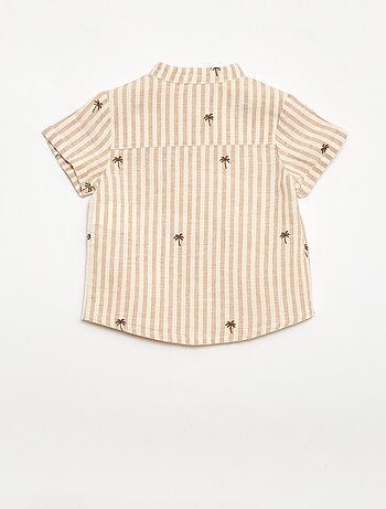 Completo a righe 2 pezzi - camicia + pantaloncini