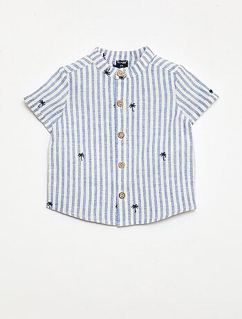 Completo a righe 2 pezzi - camicia + pantaloncini