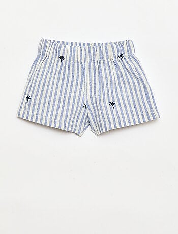 Completo a righe 2 pezzi - camicia + pantaloncini