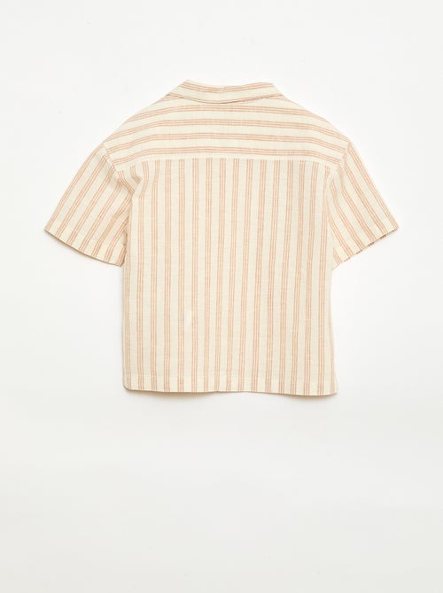 Completo a righe camicia + short - Kiabi