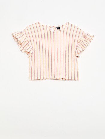 Completo a righe t-shirt + pantaloni - 2 pezzi