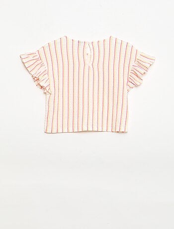 Completo a righe t-shirt + pantaloni - 2 pezzi