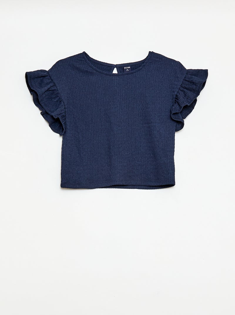 Completo a righe t-shirt + pantaloni - 2 pezzi Nero - Kiabi