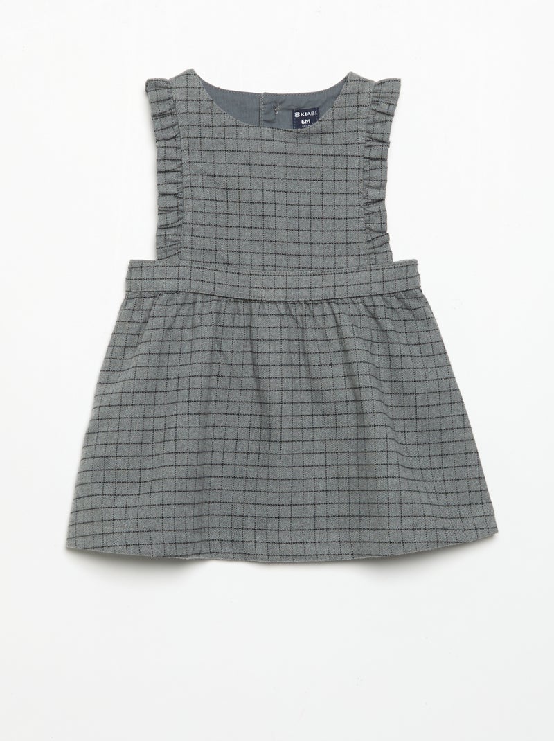 Completo abito senza maniche + collant Grigio - Kiabi