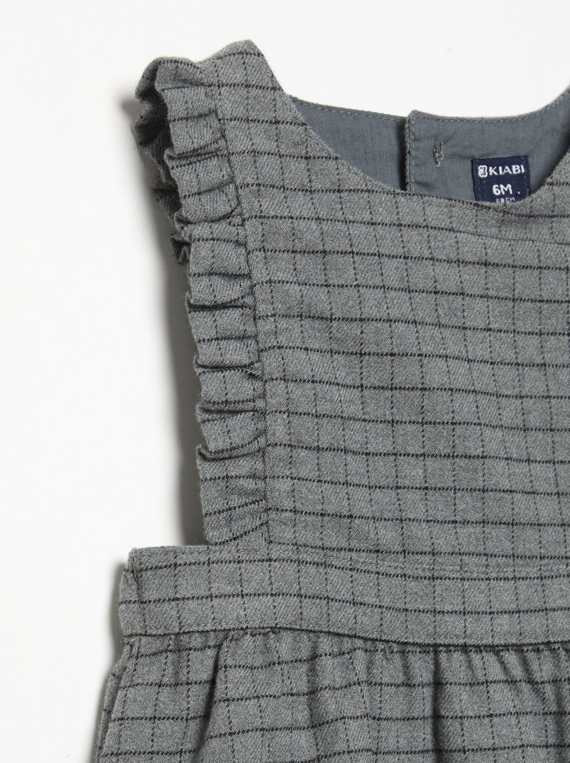 Completo abito senza maniche + collant Grigio - Kiabi