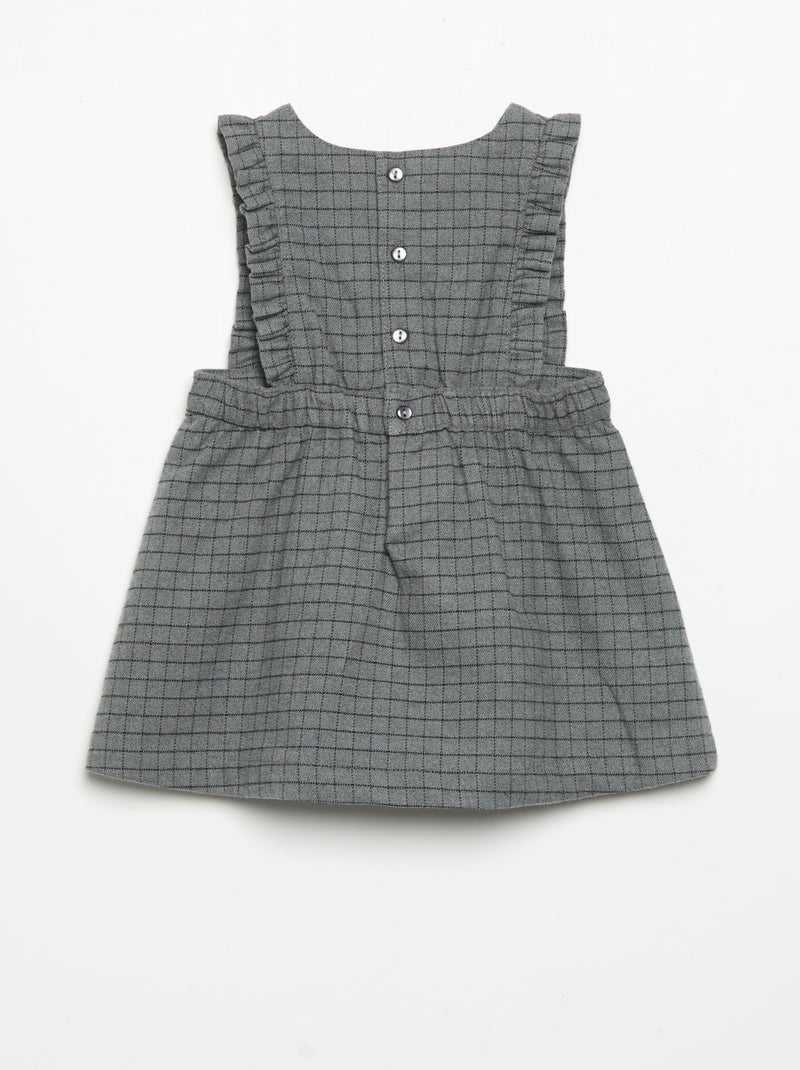 Completo abito senza maniche + collant Grigio - Kiabi