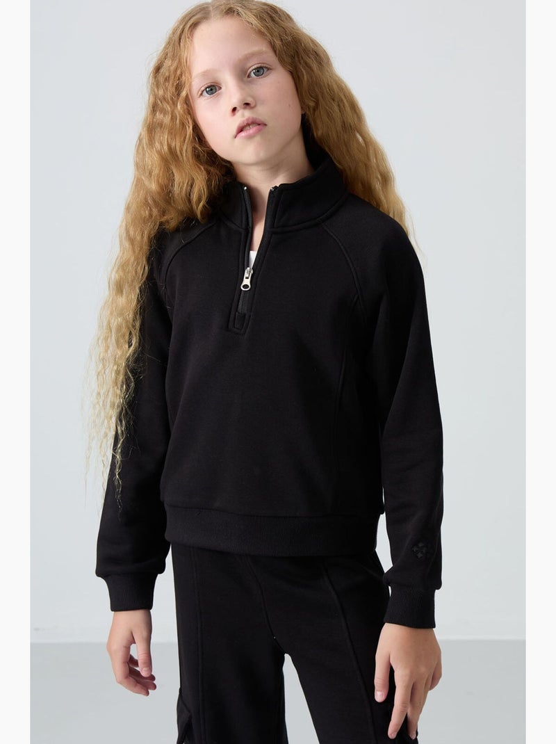 Completo active in 2 pezzi in cotone e poliestere tommy Nero - Kiabi