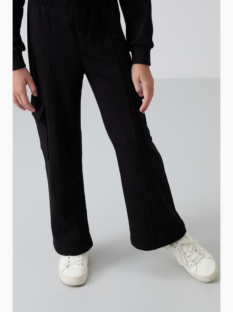 Completo active in 2 pezzi in cotone e poliestere tommy Nero - Kiabi