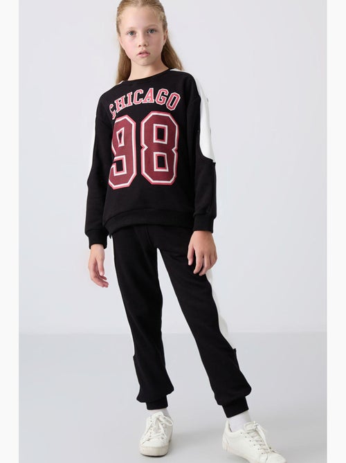 Completo active in due pezzi in misto cotone tommy - Kiabi