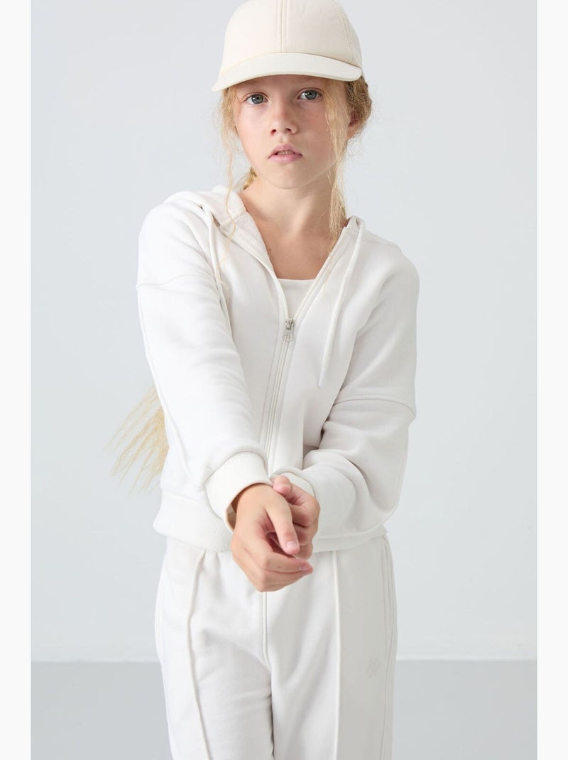 Completo active in misto cotone 2 pezzi tommy Bianco sporco - Kiabi