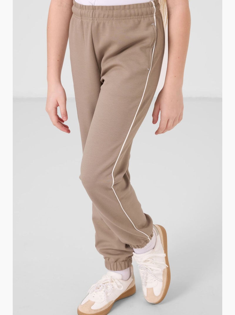 Completo active in misto cotone tommy Beige argilla - Kiabi