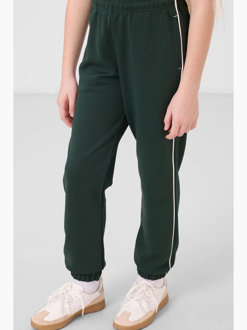 Completo active in misto cotone tommy Verde scuro - Kiabi