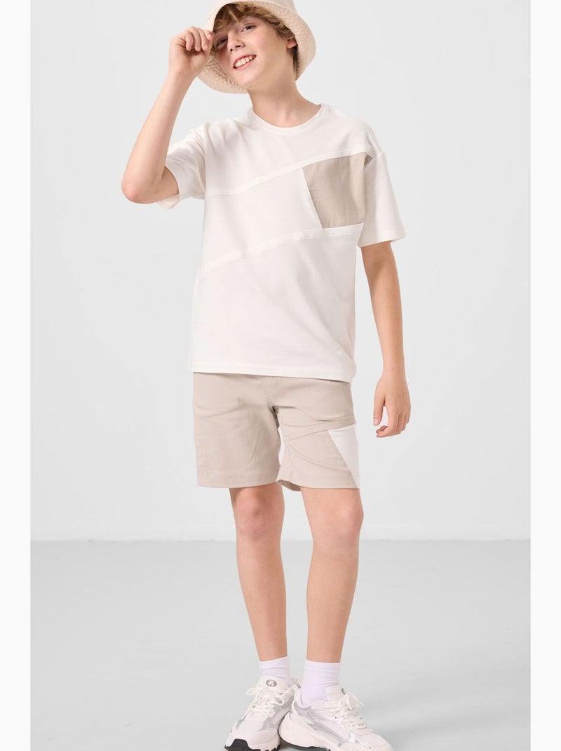 Completo bambino due pezzi tommy Bianco Beige - Kiabi