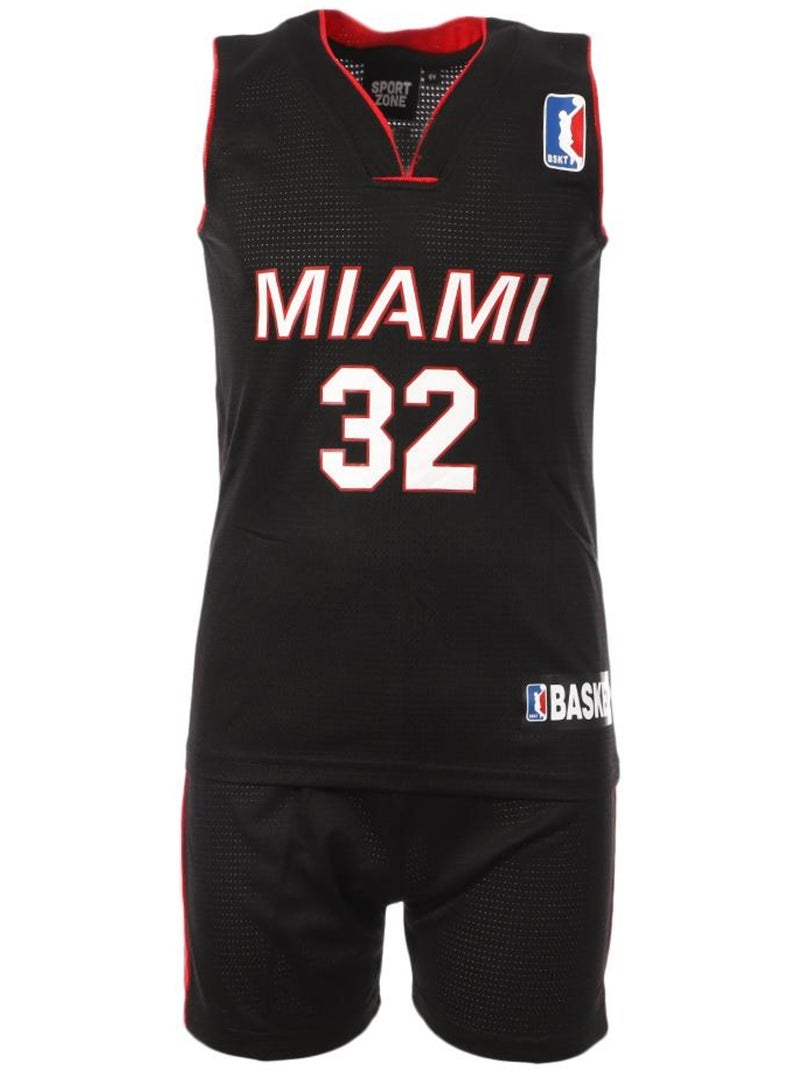 Completo Basket Junior Sport Zone Nero - Kiabi