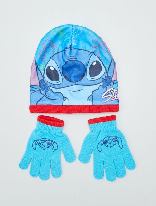 Completo berretto e guanti 'Stitch' - Kiabi