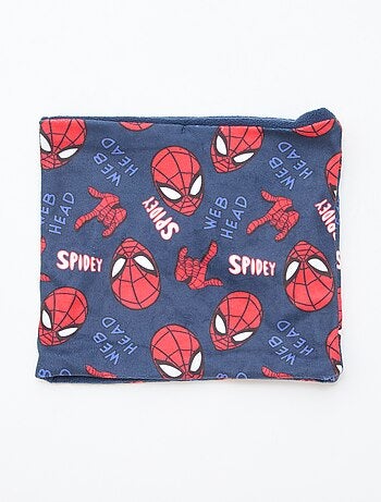 Completo berretto + scaldacollo + guanti 'Spiderman' 'Marvel' - 3 pezzi