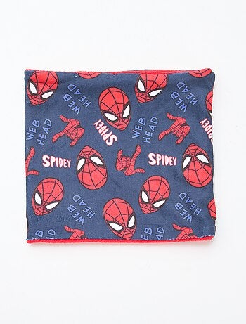 Completo berretto + scaldacollo + guanti 'Spiderman' 'Marvel' - 3 pezzi