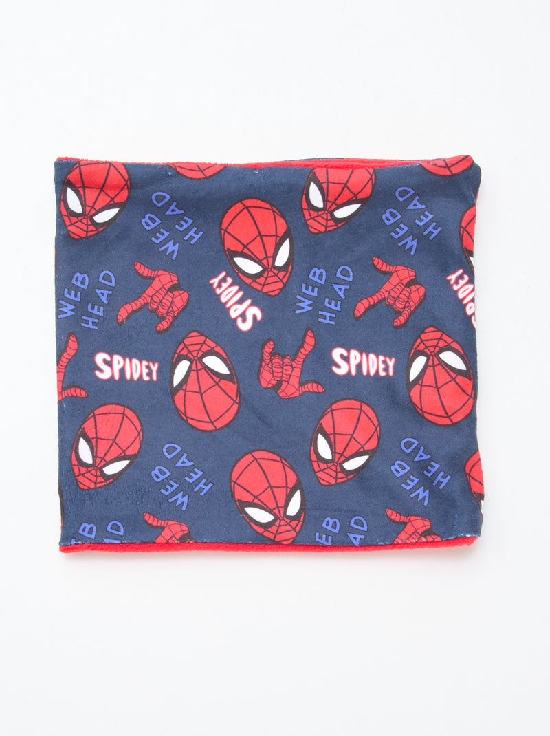 Completo berretto + scaldacollo + guanti 'Spiderman' 'Marvel' - 3 pezzi Rosso - Kiabi