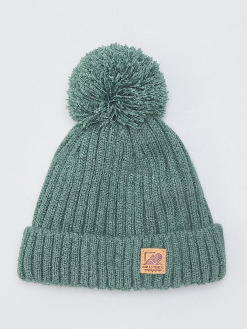 Hunter - Leigh - Felpa Verde In Pile Con Zip Corta