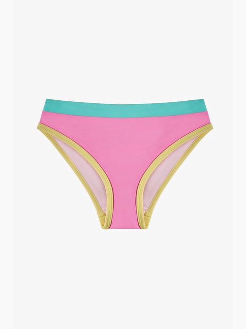 Completo bikini bambina con beauty halter aperto e stampa ologramma penti - Kiabi Completo bikini bambina con beauty halter aperto e stampa ologramma penti - Kiabi