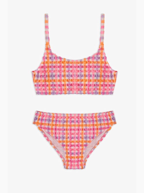 Completo bikini bambina vicky con halter a quadretti penti - Kiabi Completo bikini bambina vicky con halter a quadretti penti - Kiabi