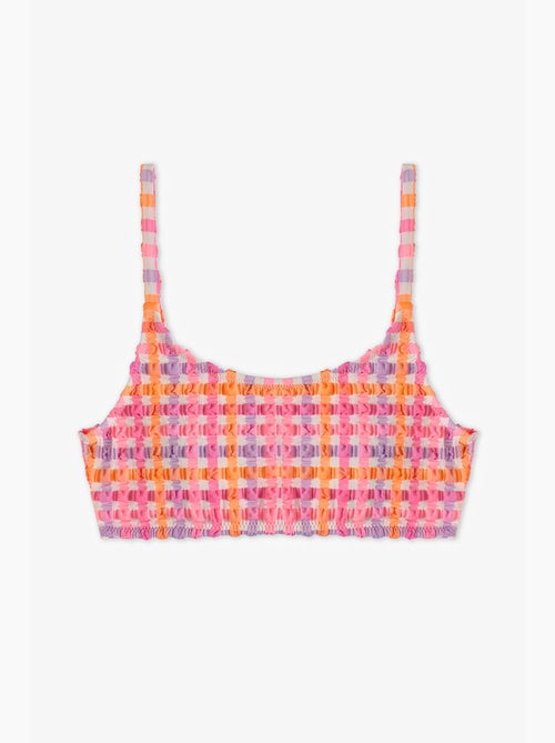 Completo bikini bambina vicky con halter a quadretti penti - Kiabi Completo bikini bambina vicky con halter a quadretti penti - Kiabi