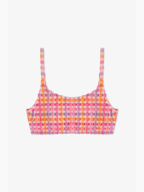 Completo bikini bambina vicky con halter a quadretti penti - Kiabi Completo bikini bambina vicky con halter a quadretti penti - Kiabi