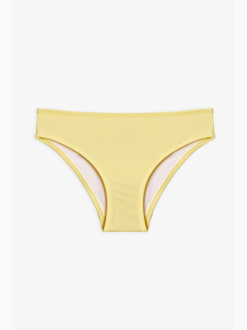 Completo bikini halter con paillettes bambina penti Giallo limone - Kiabi