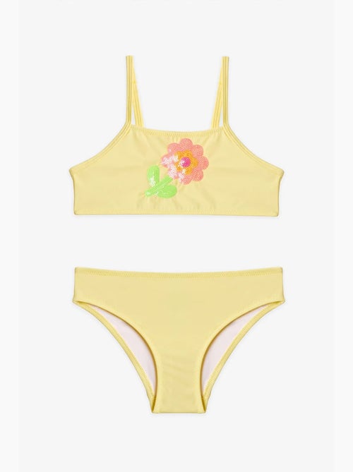 Completo bikini halter con paillettes bambina penti - Kiabi Completo bikini halter con paillettes bambina penti - Kiabi