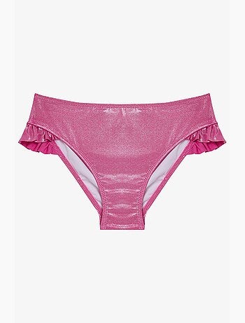 Completo bikini triangolo lucido bambina penti