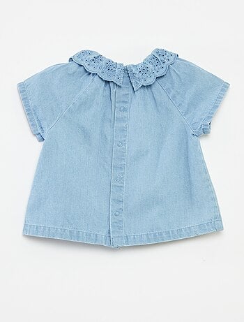 Completo blusa a maniche corte + shorts + cappello - 3 pezzi