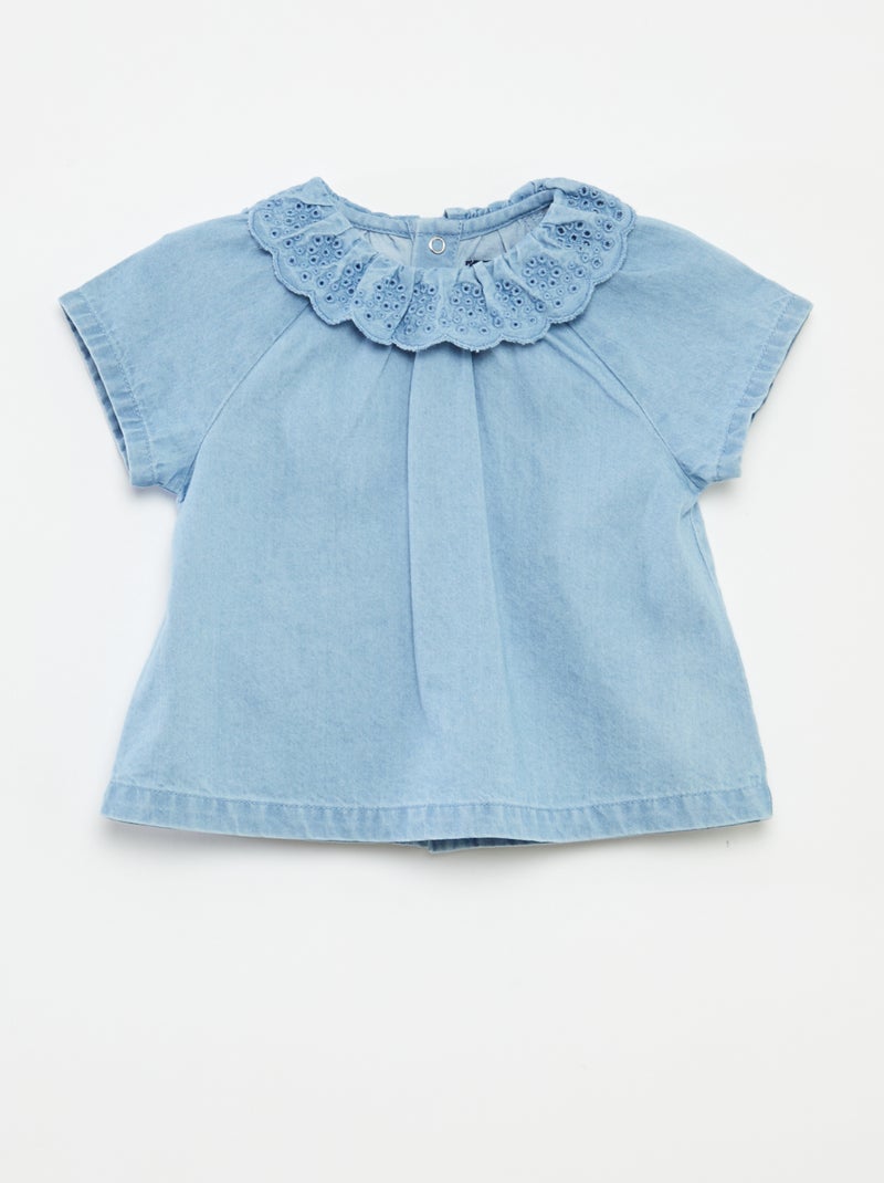 Completo blusa a maniche corte + shorts + cappello - 3 pezzi ROSA - Kiabi