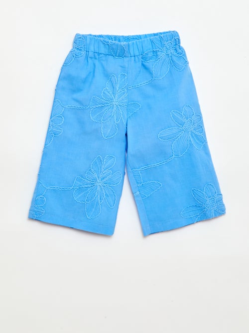 Completo blusa + pantaloni con ricami - 2 pezzi - Kiabi