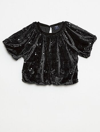 Completo blusa + pantaloni flare fit in velluto