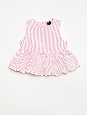 Completo blusa + pantaloni Vichy - 2 pezzi