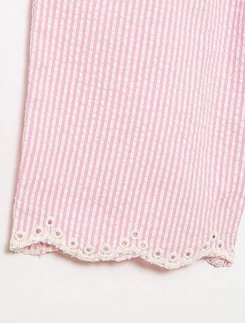 Completo blusa + pantaloni Vichy - 2 pezzi