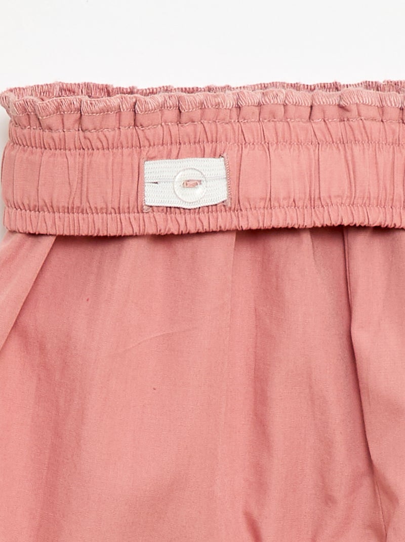 Completo blusa senza maniche + pantaloni - 2 pezzi Rosa - Kiabi