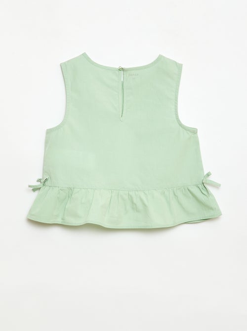 Completo blusa senza maniche + pantaloni - 2 pezzi - Kiabi Completo blusa senza maniche + pantaloni - 2 pezzi - Kiabi