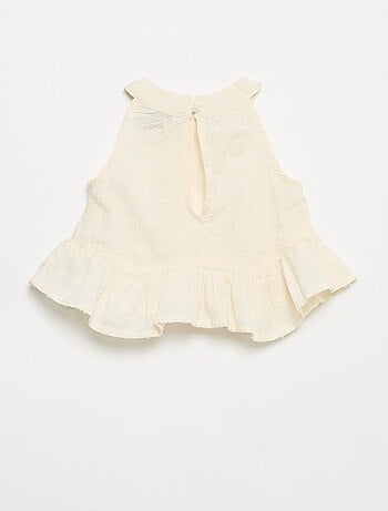 Completo blusa senza maniche + shorts
