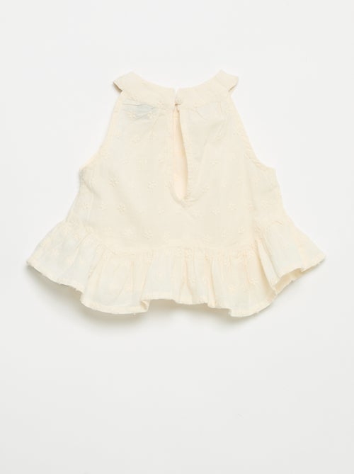 Completo blusa senza maniche + shorts - Kiabi