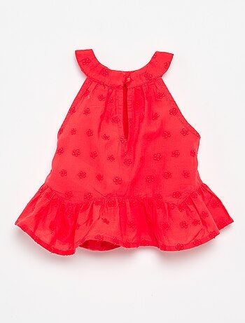 Completo blusa senza maniche + shorts