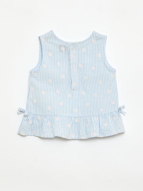 Completo blusa + shorts a quadretti vichy - 2 pezzi - Kiabi