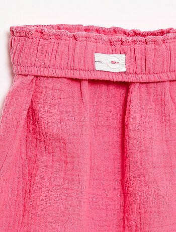 Completo blusa + shorts tinta unita - 2 pezzi